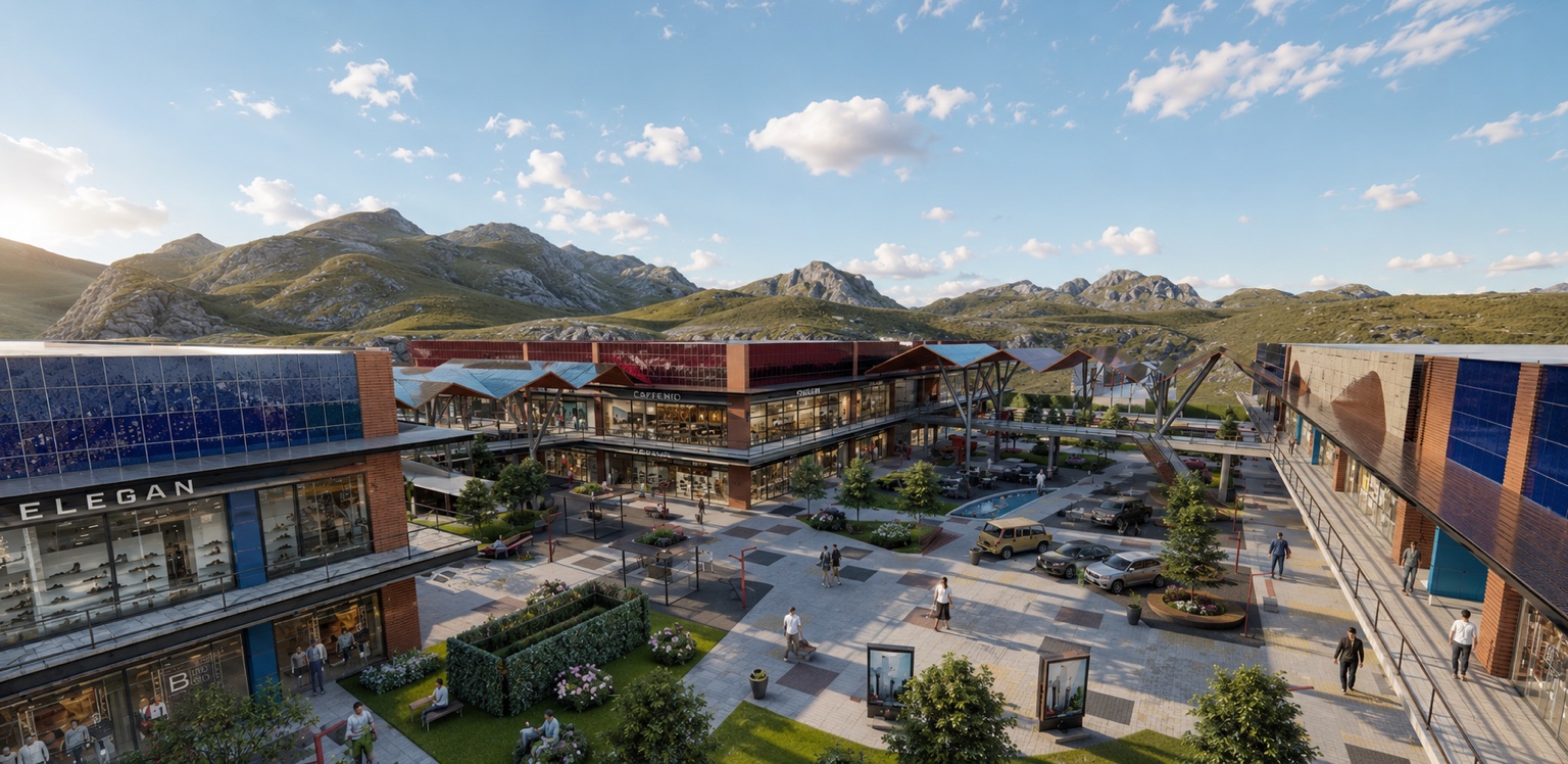 Large-scale commercial project · urban space and coordination
