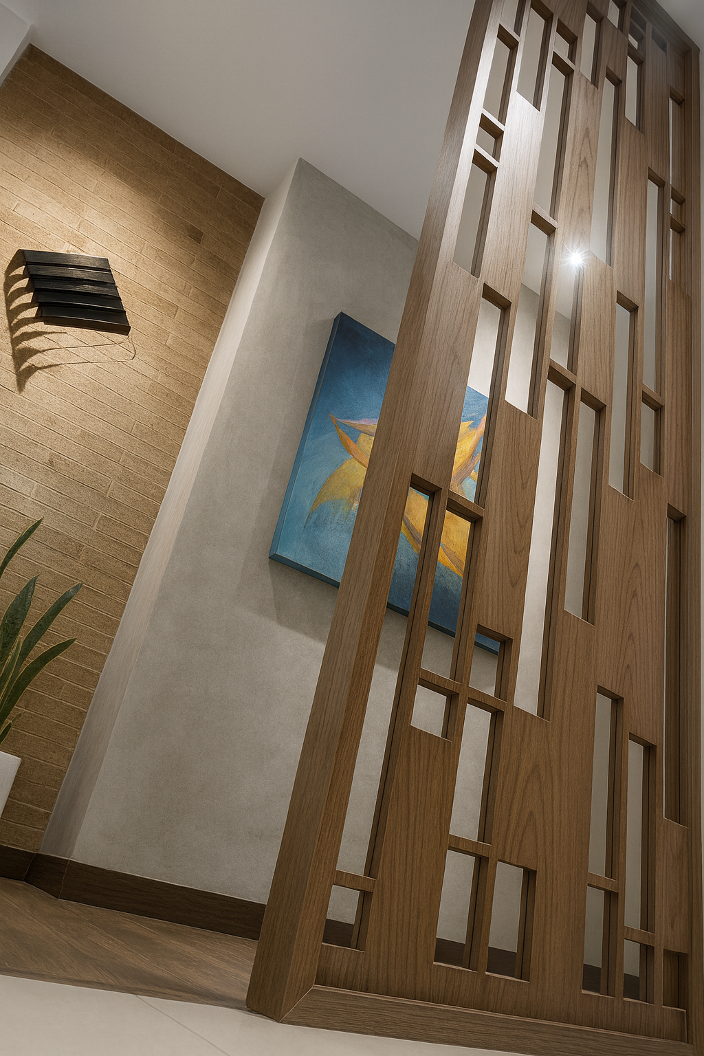 Detalle interior y celosía