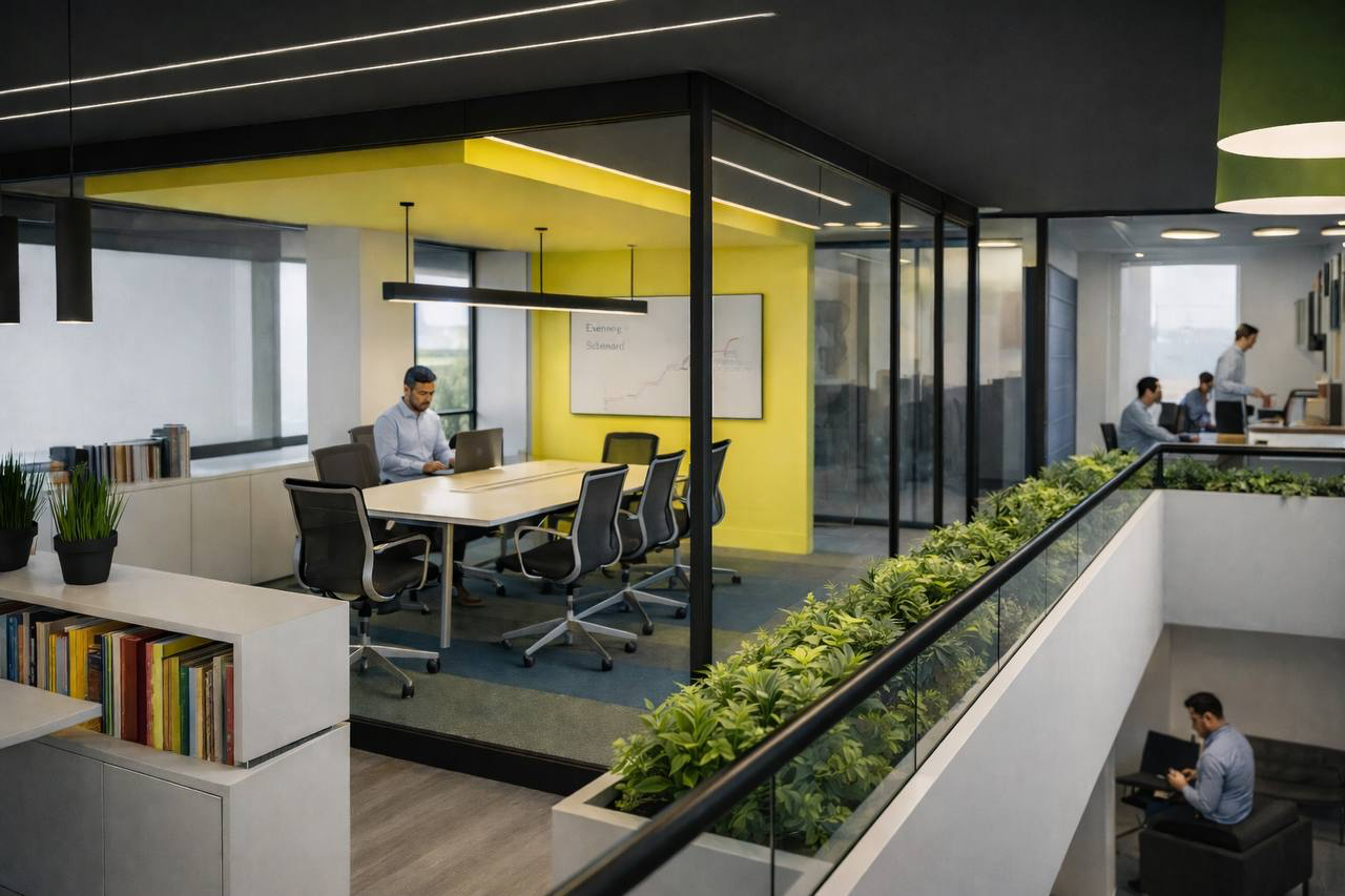 Espacio de oficina contemporánea